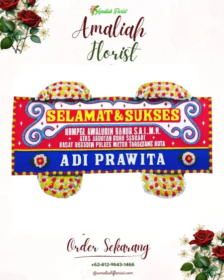 Papan Bunga Ucapan Selamat Curahdami