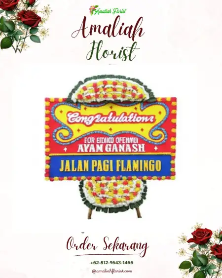 Sewa Papan Bunga Curahdami